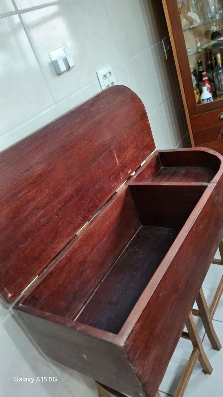 Mesa dobrável de madeira - Foto 4