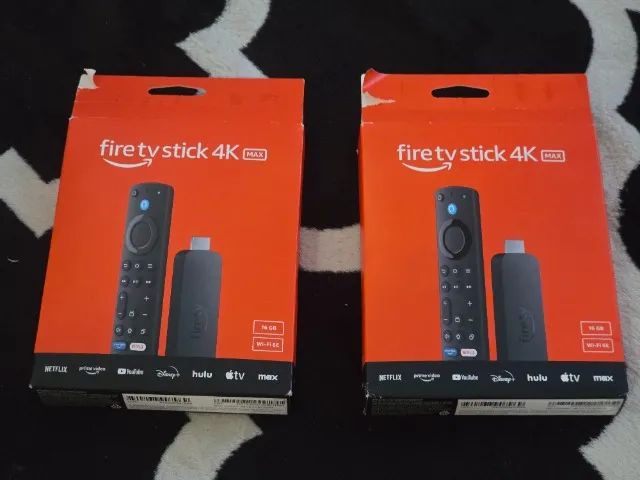 2-Pack Amazon Fire TV FireTV Stick 4K Max 2nd Generation Wifi 6E 16GB with Alexa Lightly Used64318337025283121