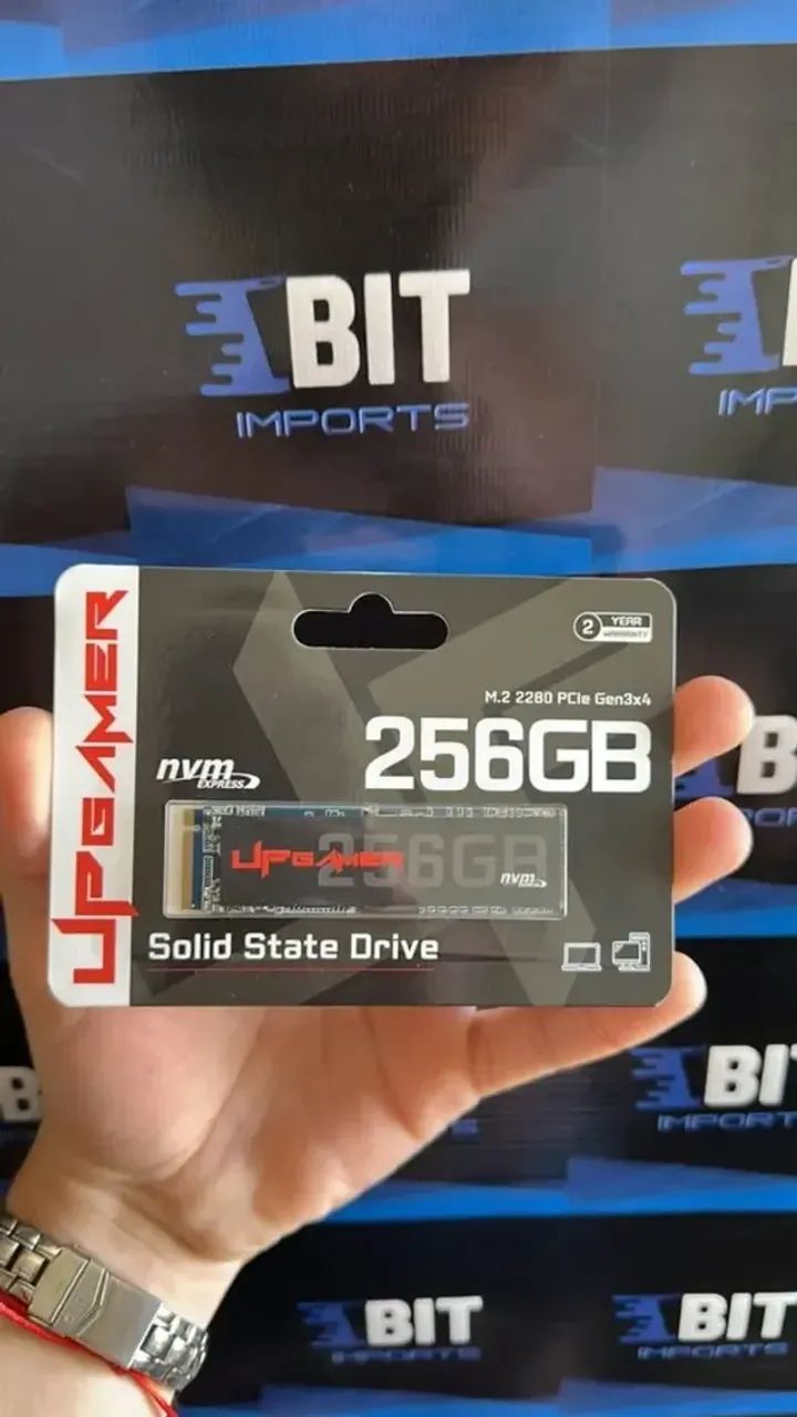 SSD M.2 256GB Nvme | UPGAMER | Novo Lacrado | Gen 3x4 | Original