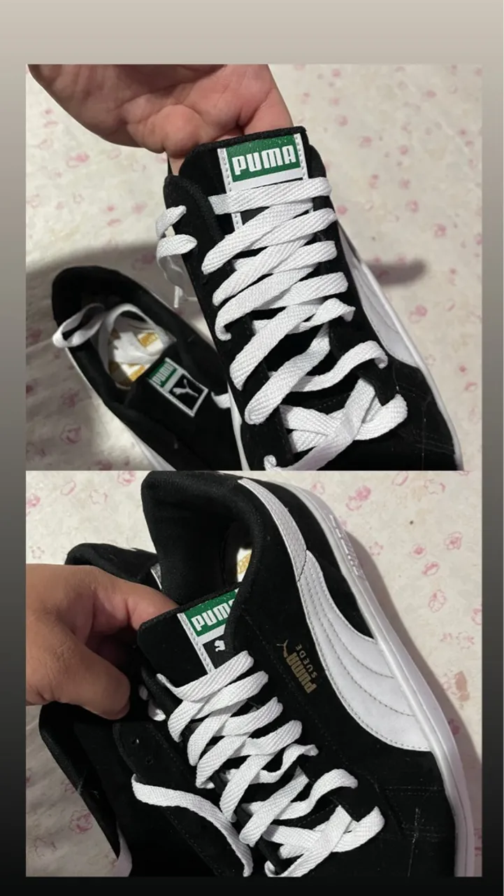 Tênis Puma Suede - Preto e Branco