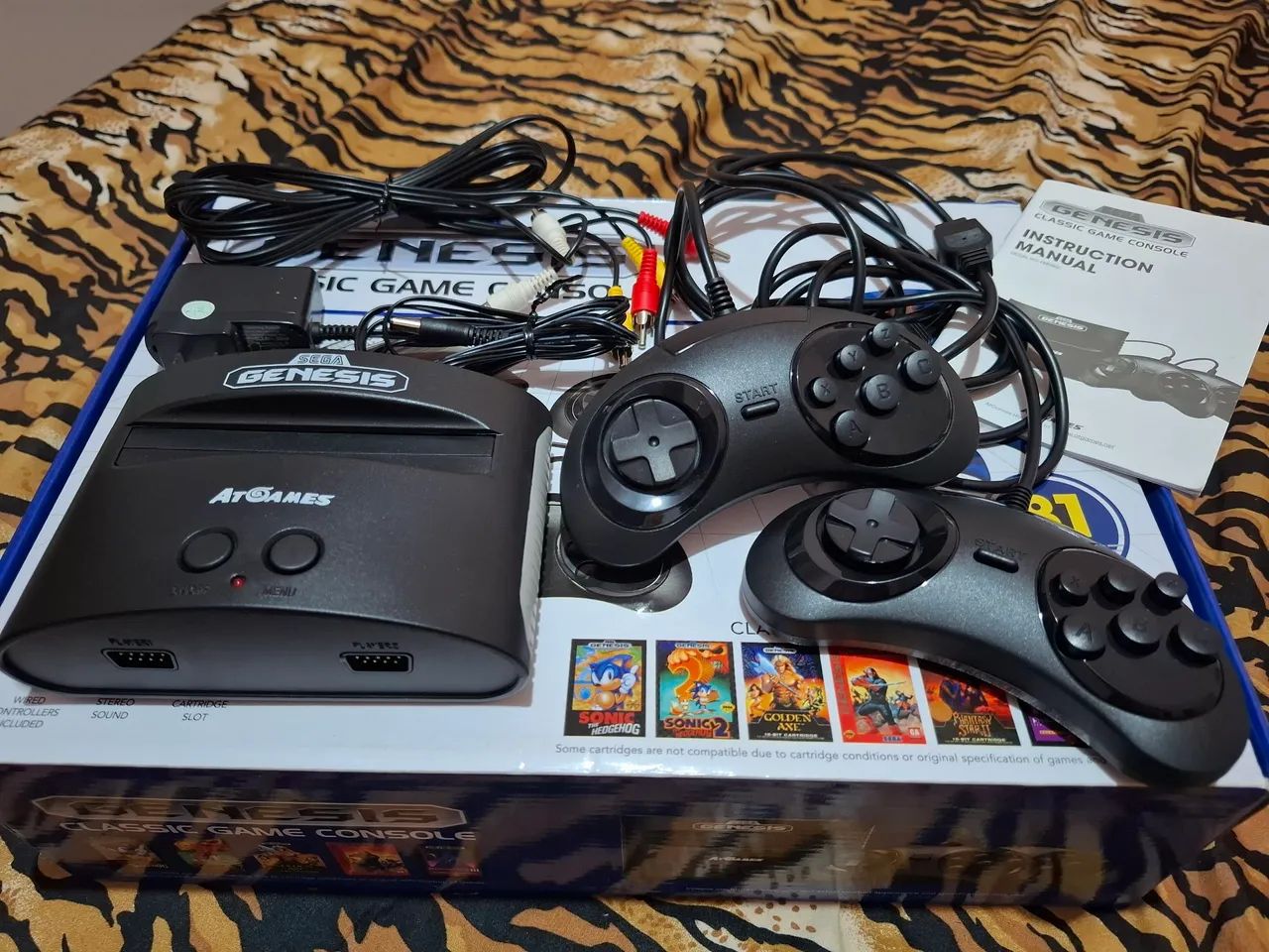 Sega Genesis com 81 jogos na memória - Foto 2