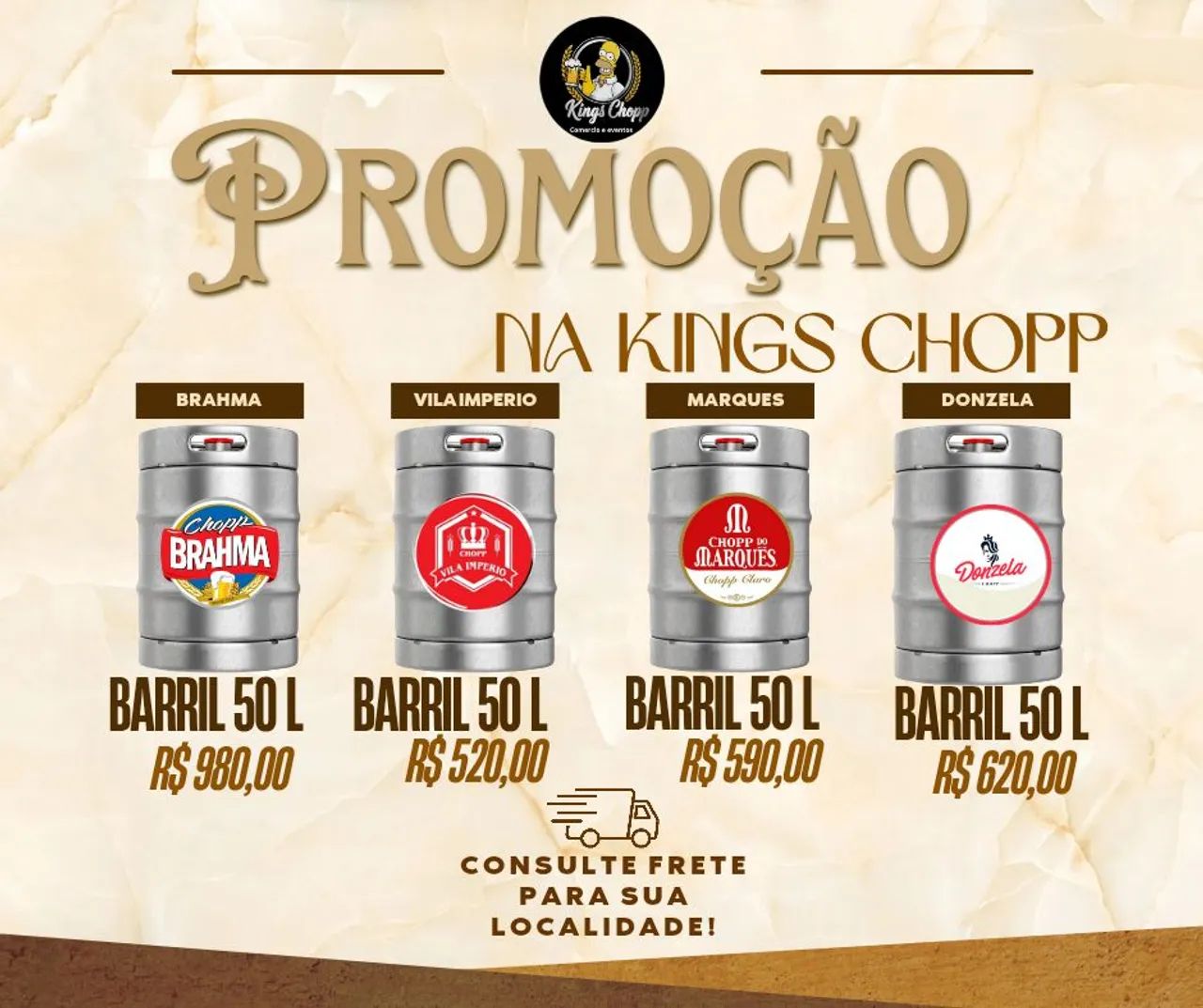 Chopp delivery Brahma Donzela Marques Belco Vila Império 