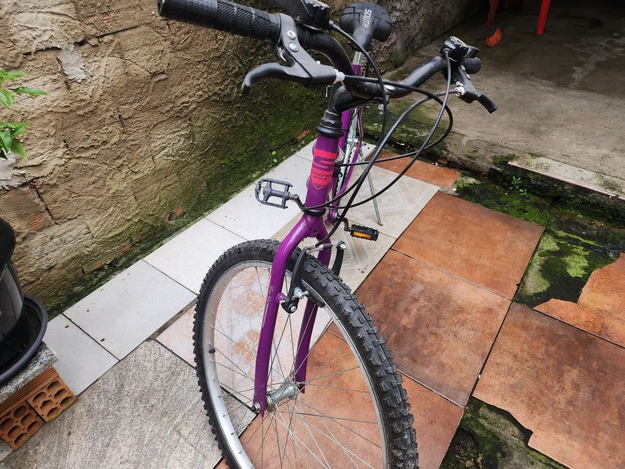 Bicicleta Aro 26 South Love Girl 18 marchas - Roxa - Foto 4