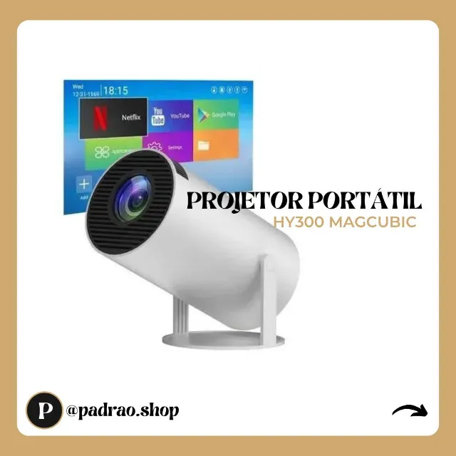 Projetor Hy300 Magcub Original e Atualizado