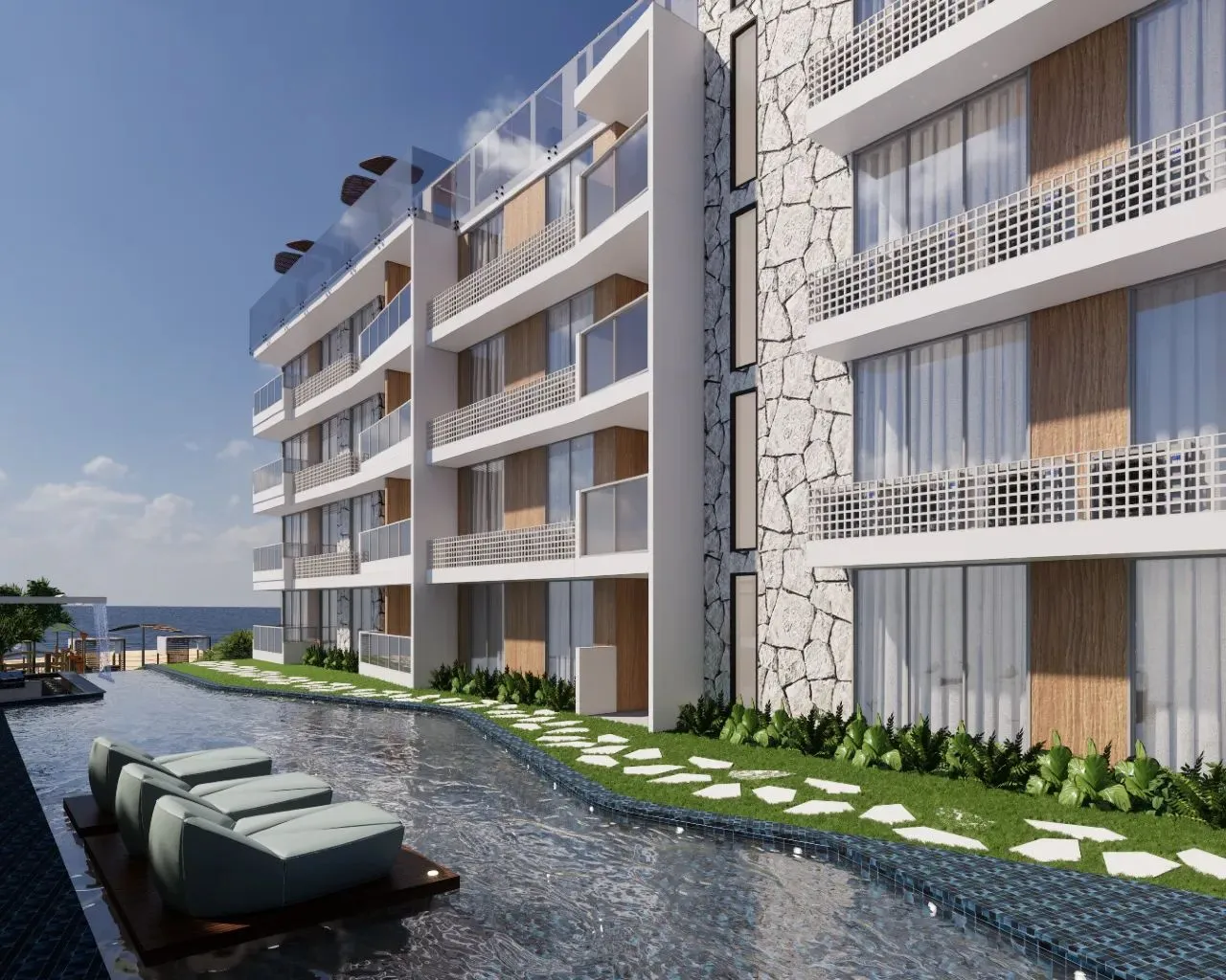 " Um oásis à Beira-Mar dos Carneiros- PE. Conheça o seu mais novo apartamento de praia.