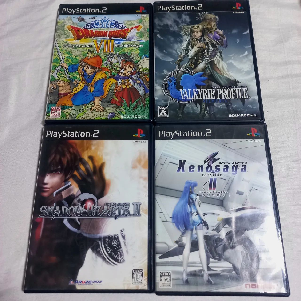 Lote de Jogos Originais J-RPG's Playstation 2 