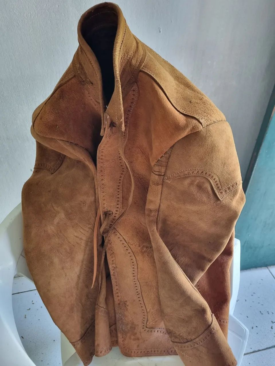 Conjunto para Cavalo: Manta, perneira e Gibao de couro  - Foto 2