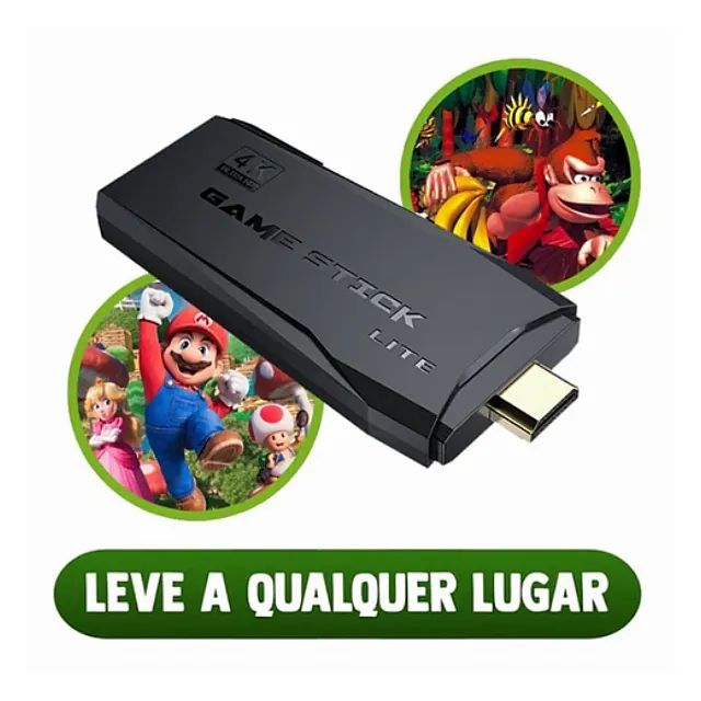 Video Game Stick 2 Controles e 20 Mil Jogos com Entrega Rápida! - Foto 3