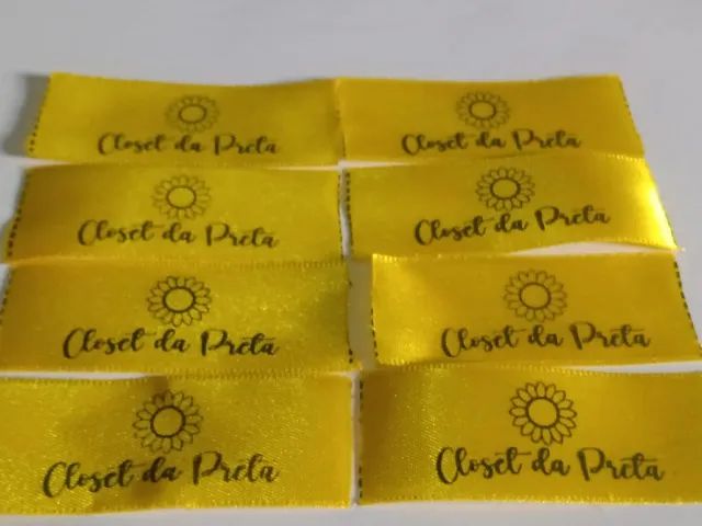 etiquetas de cetim aparti de R$0,12 centavos - Foto 3