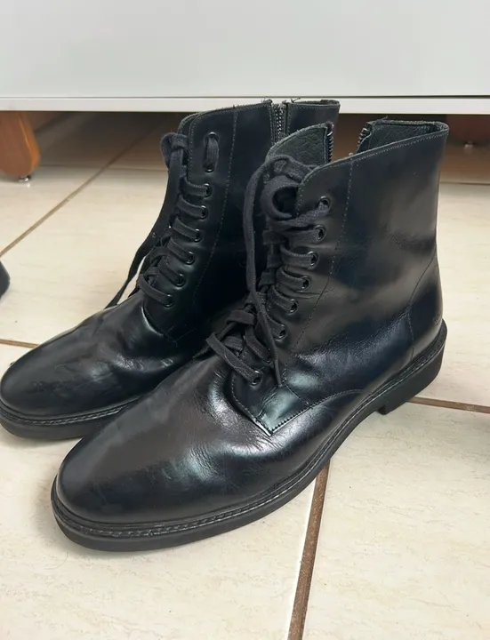 Botas Couro OSKLEN Preta 42