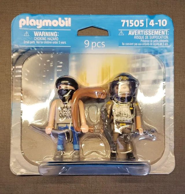 Playmobil Duo Pack 71505 - Policial Tático com Ladrão - Foto 4