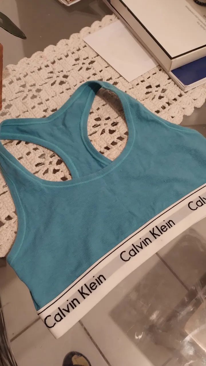 Conjunto Palmeiras: Top e Calcinhas LER ANÚNCIO  - Foto 5