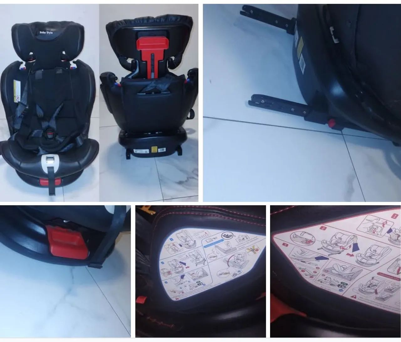 Vende-se cadeirinha infantil semi-nova. Segue as informações abaixo sobre o produto: