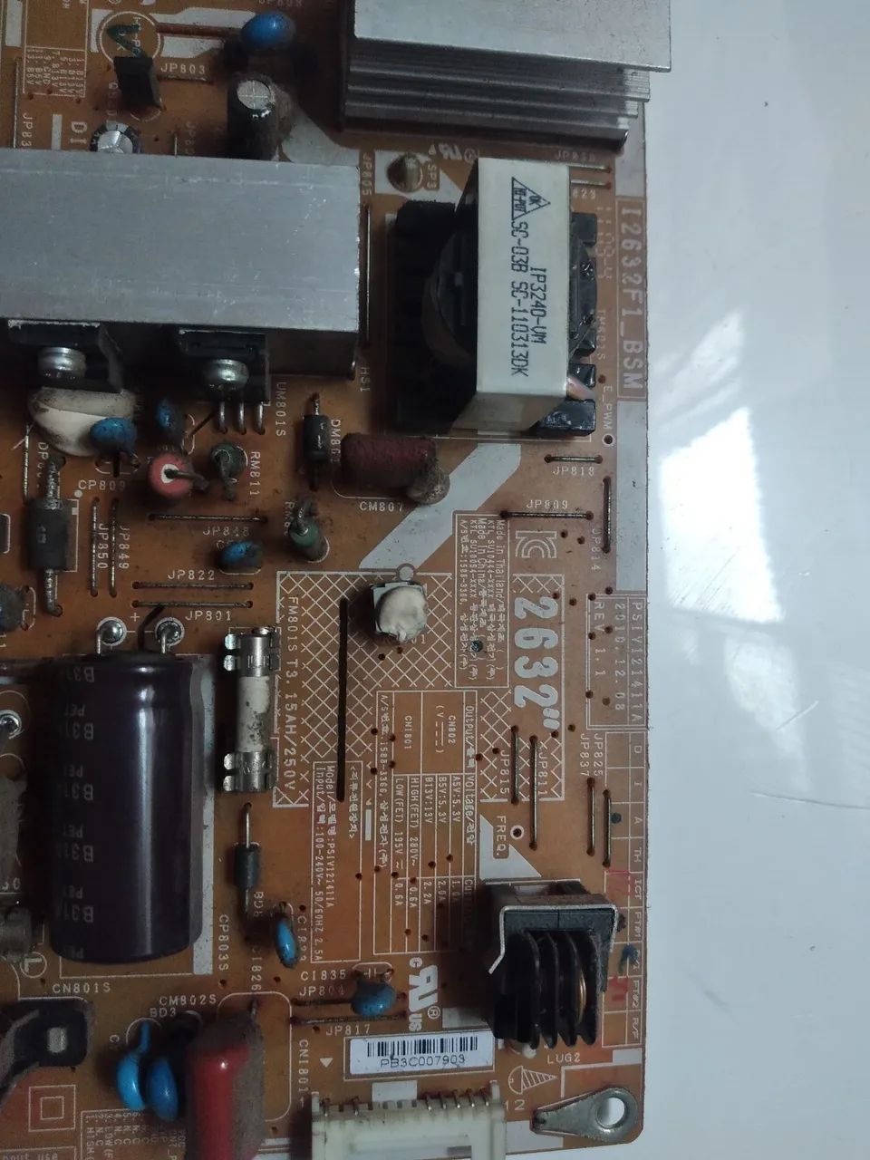 Placa fonte da TV Samsung ln32d550k1g bn44-00438A funcionando - Foto 2