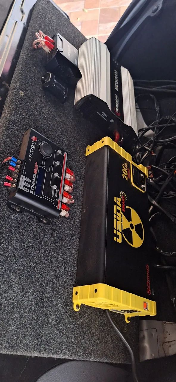 Som Automotivo Completo Ultravox 400 rms Taramps Stetsom Usina - Foto 3