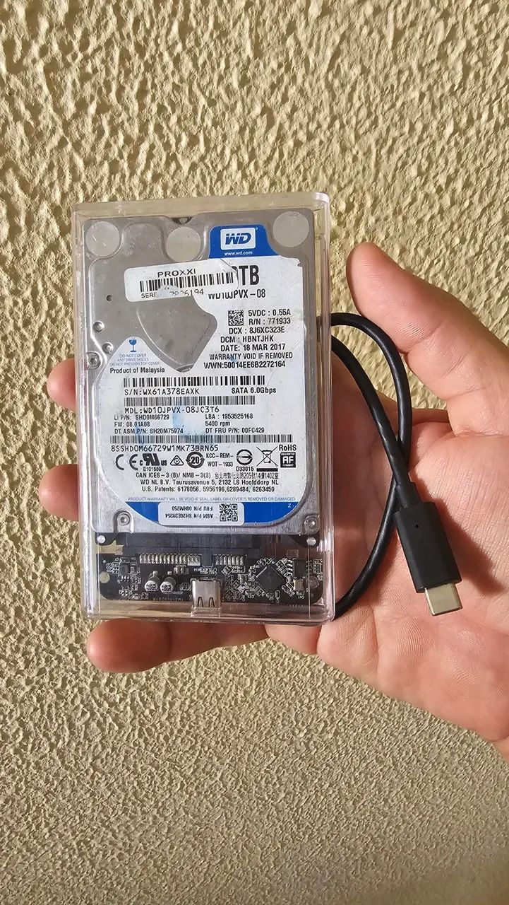 Hd externo 1tb