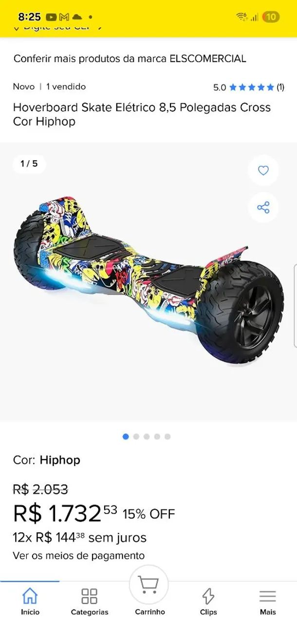 8.5-inch Hoverboard, Atrio original, price negotiable64314890235265120