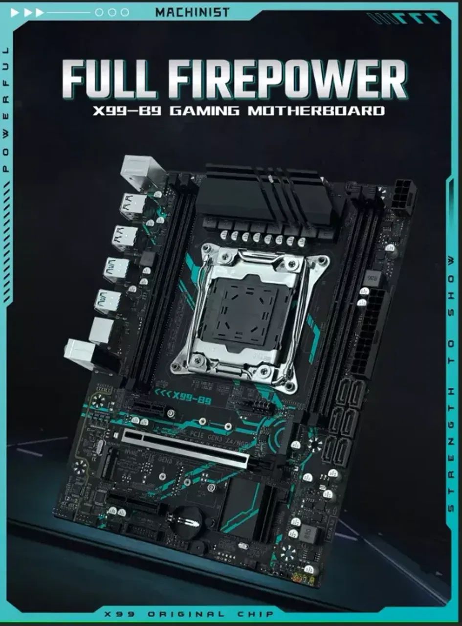 Placa mãe MACHINIST X99 B9 CHIPSET C612 - Foto 3