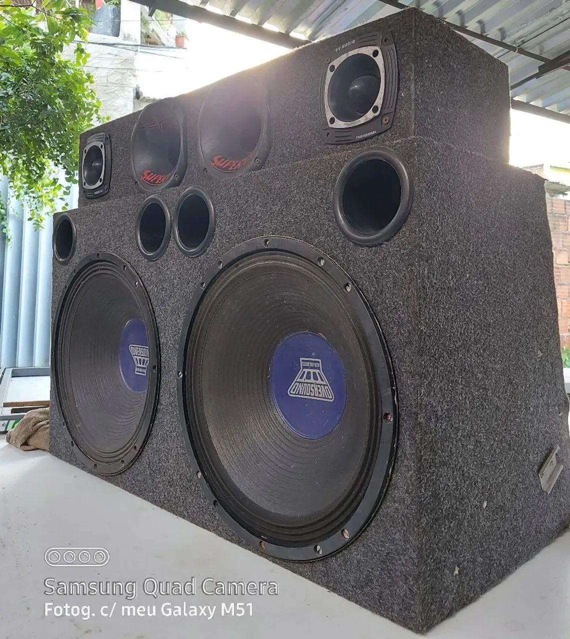 Caixa de som automotivo 15 pol. - Foto 5