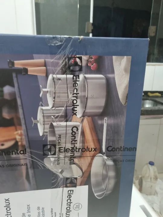 JOGO DE PANELA ELETROLUX INOX 5 PEÇAS FUNDO TRIPLO 