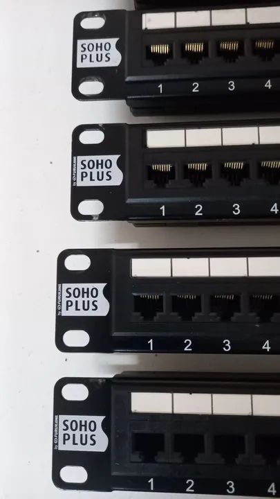Patch Panel 24 portas sohoplus lote - Foto 2