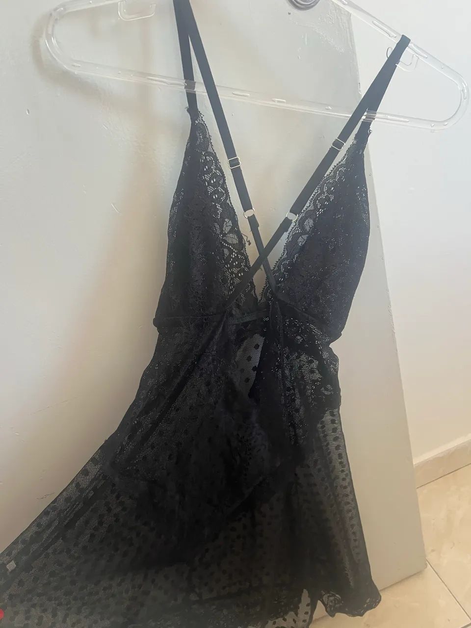Lingerie preta e vermelha  - Foto 2