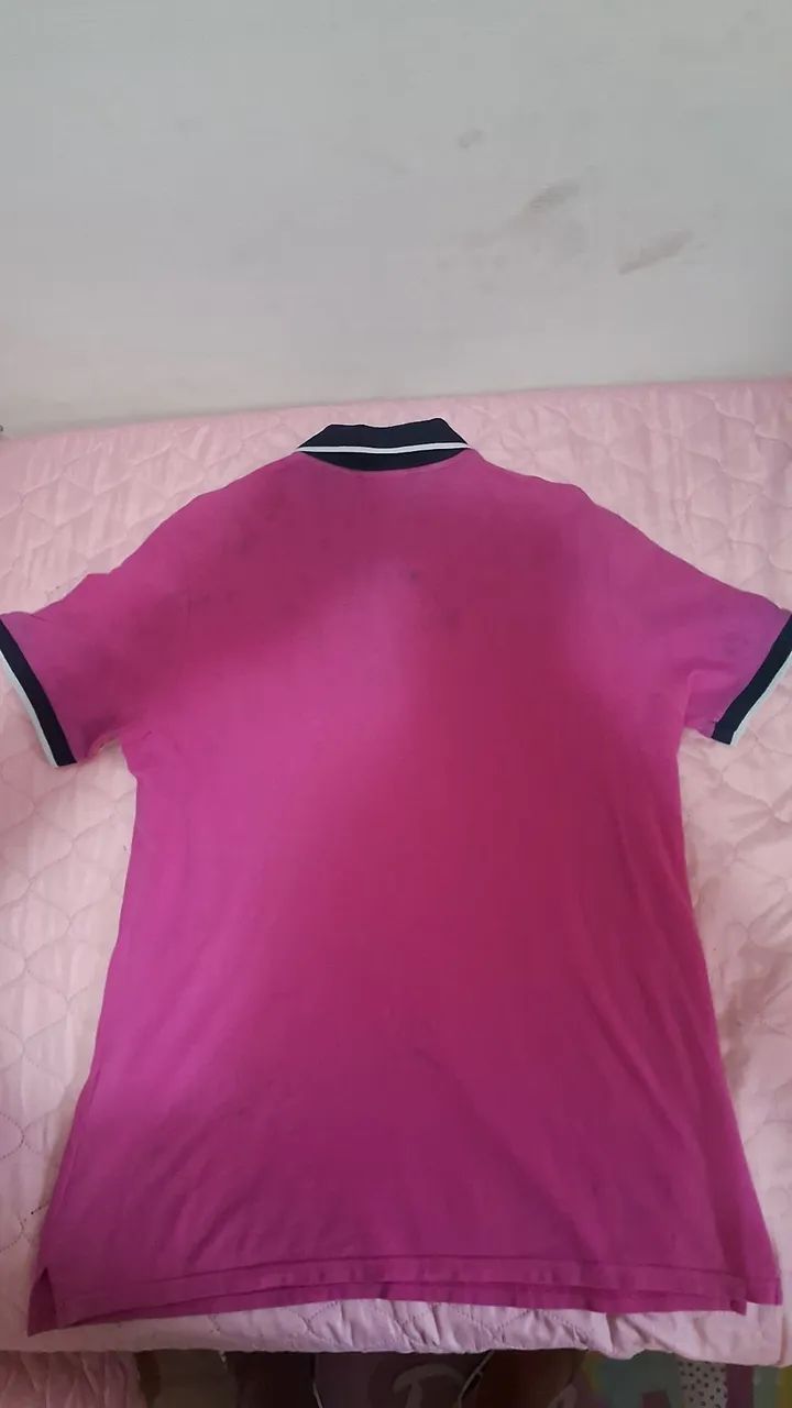 Polo Lacoste Masculina Rosa original  - Foto 2