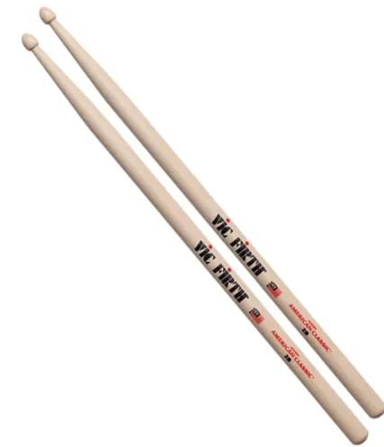 Baqueta Vic Firth American Classic 2B com Ponta de Madeira - Foto 2