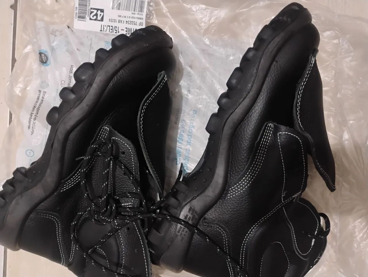 Botina Bico De Composite Eletricista Antitorção Ca 38396 N°42 - Foto 2