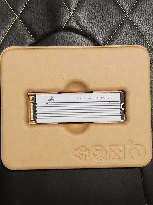 SSD PC/PS5 2TB Corsair MP600 PRO LPX, leitura 7100MB/S, gravação 6800MB/S, c/dissipador - Foto 2