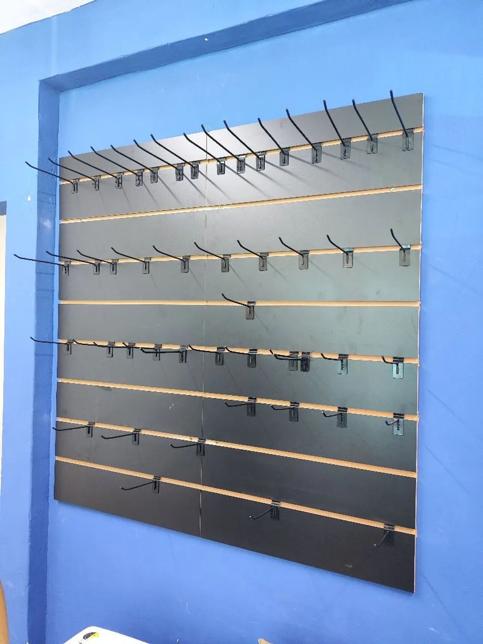 Painel Canaleta do 1.2m x1.2m co km 50 ganchos.