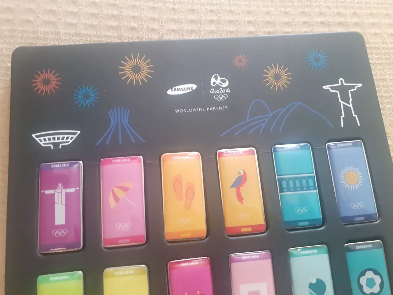 PINS SAMSUNG RIO 2016 COMPLETO OLIMPIADAS  - Foto 4