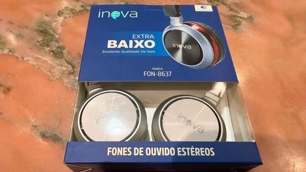 Fone de ouvido tipo concha INOVA.64520768508163122