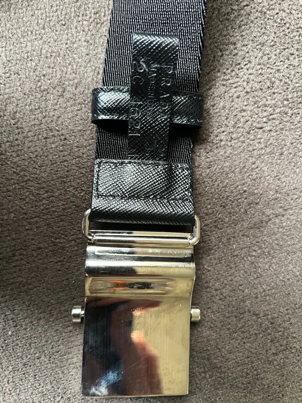 Cinto Prada Original - Clássico da Grife | 105cm | Sem Uso - Foto 2