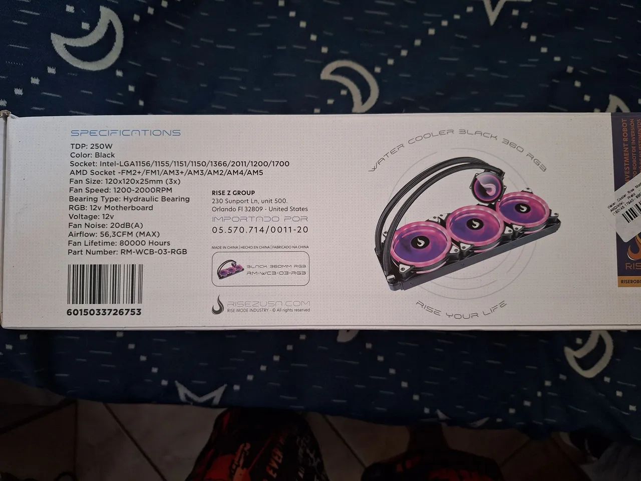 Watercooler Risemode 360mm - Foto 2