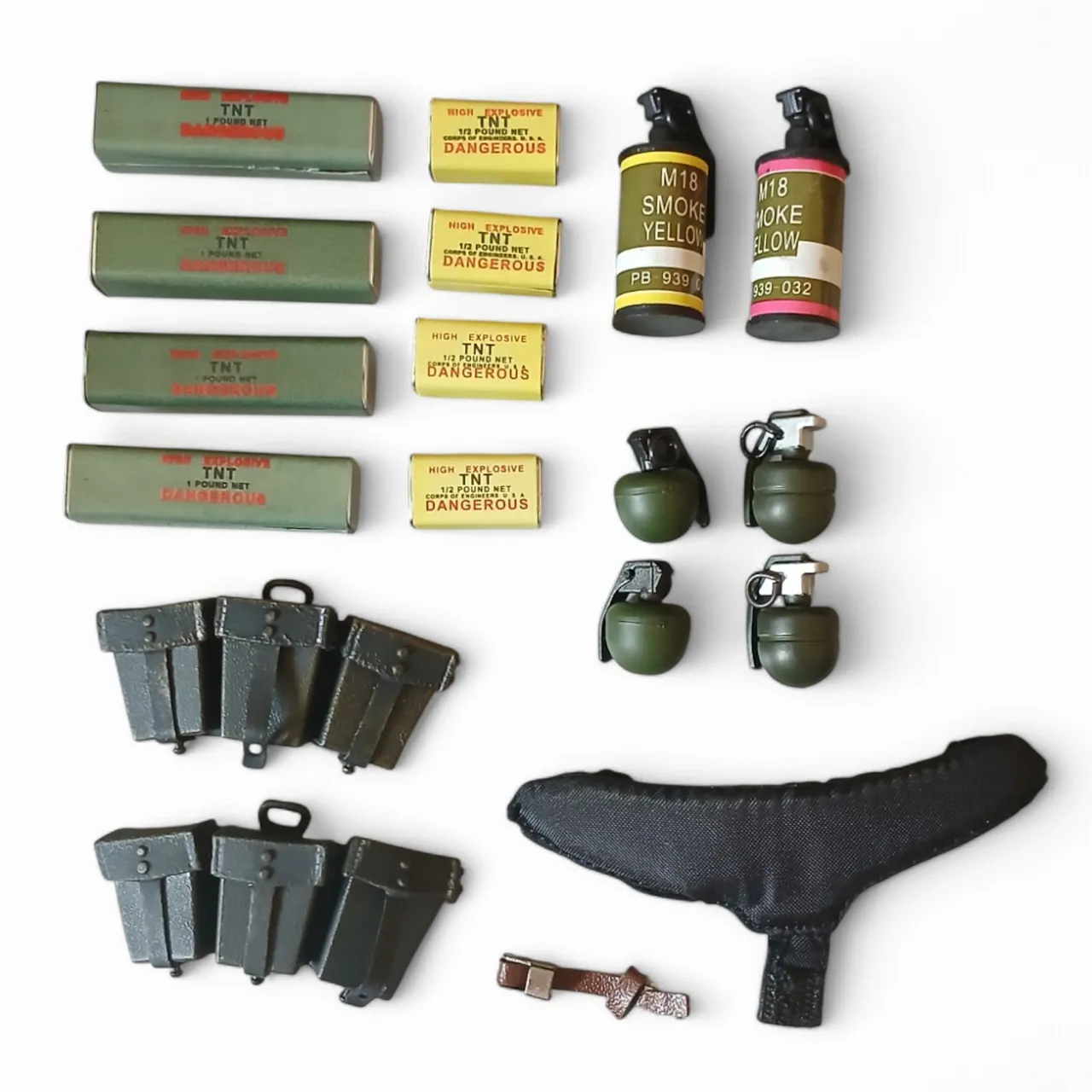 Kit de Acessórios para Bonecos escala 1/6