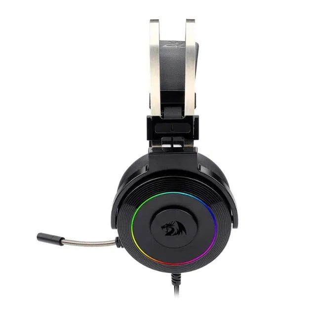 Headset Gamer Redragon Lamia 2 Black Led RGB Surround 7.1 USB + Suporte Headset - WZetta - Foto 3