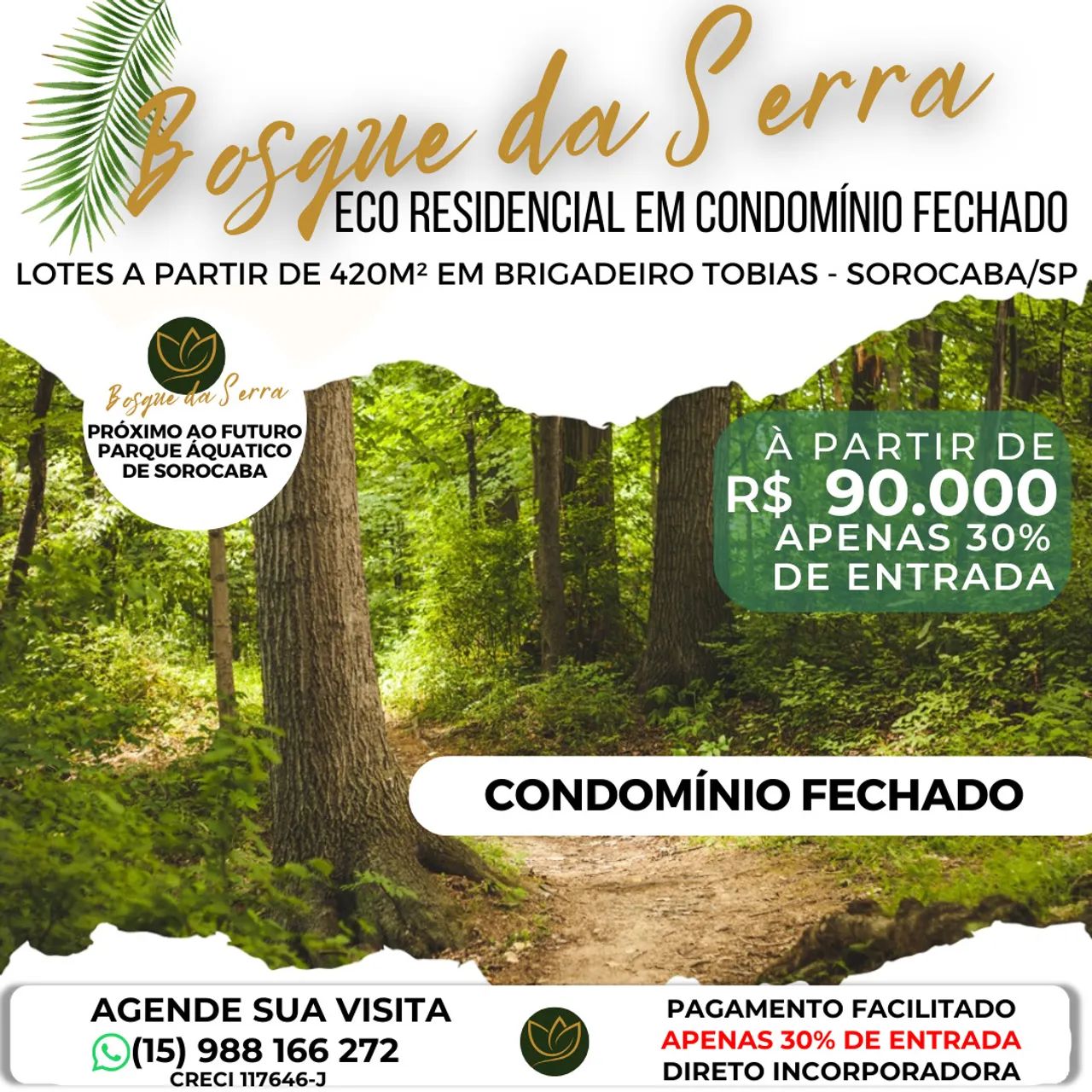 Terreno à Venda em Condomínio Fechado  420m² em Localização Privilegiada de Sorocaba!