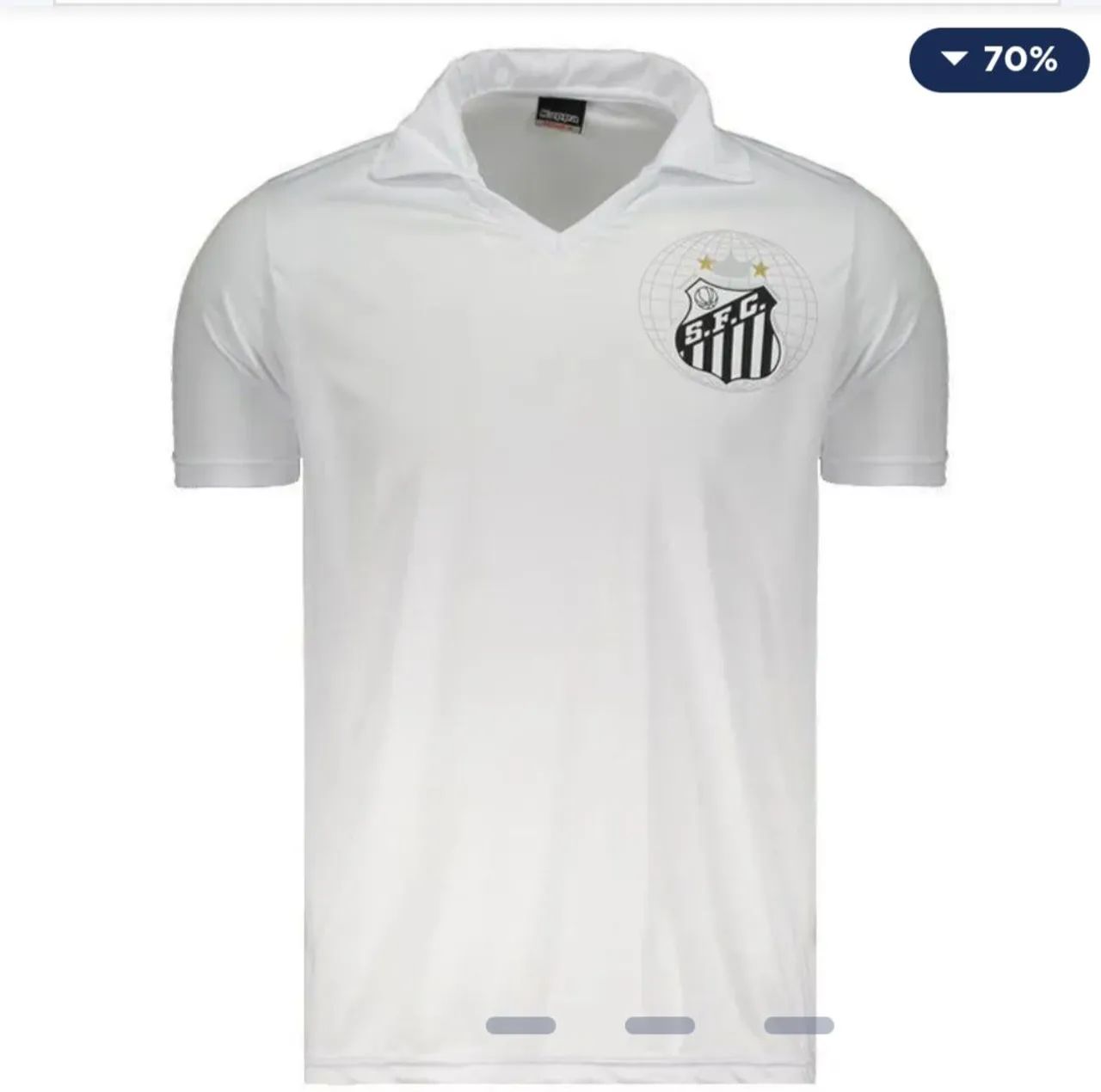 Camisa Santos Kappa 2010 Branca 