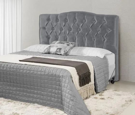 Cabeceira Estofada para Cama - Elegância e Conforto !! 616sr - Foto 4