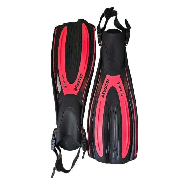 Nadadeira Mergulho Equipamento SeaSub Fluence Pink e Preto
