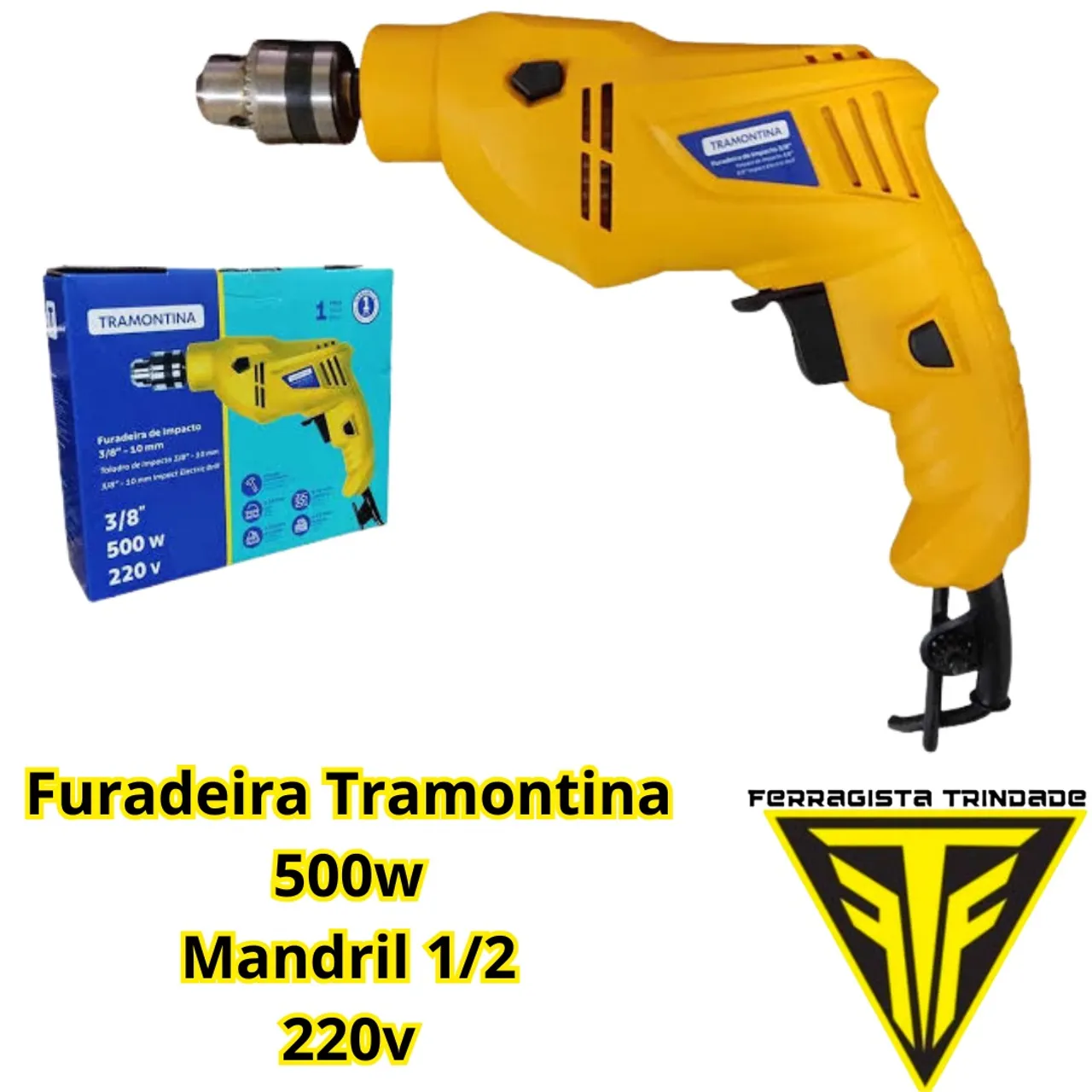 Furadeira de Impacto Tramontina 500W 220V