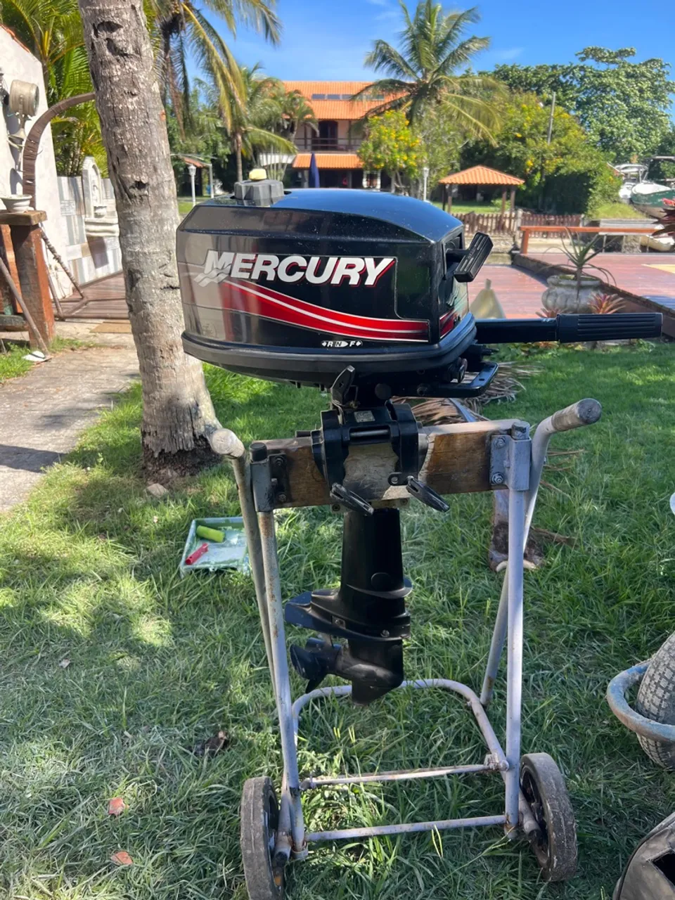 Motor popa 5.0 mercury (usado apenas uma vez)
