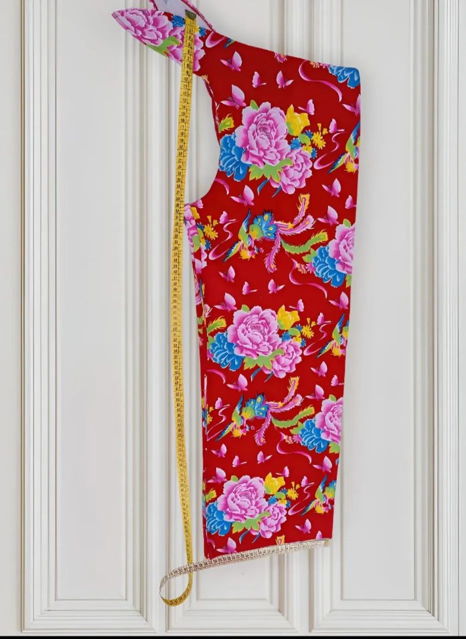 Calça Pantalona Floral Vermelha - Foto 3