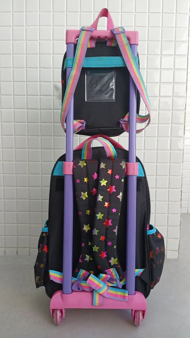 Mochila escolar de rodinha com lancheira com DESCONTÃOO  - Foto 2