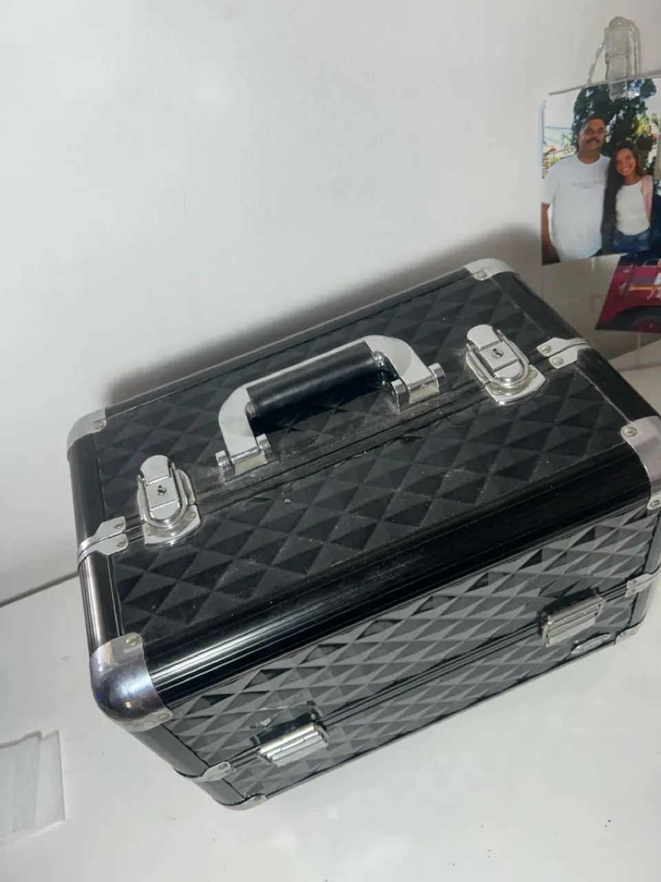 MALETA DE MAQUIAGEM PRETA RUBYS  - Foto 3