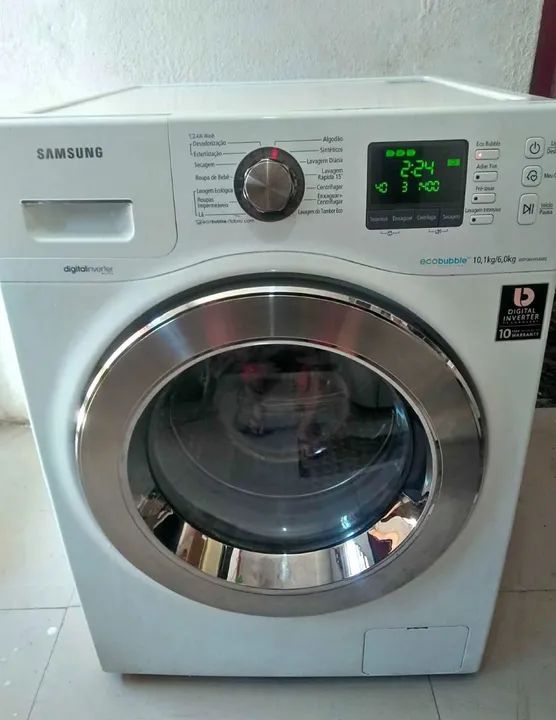 Lava e seca Samsung 10.1 inverte 