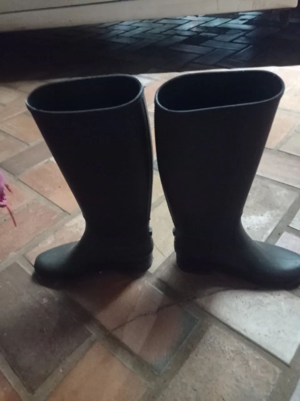 Bota de borracha infantil para hipismo - Foto 4
