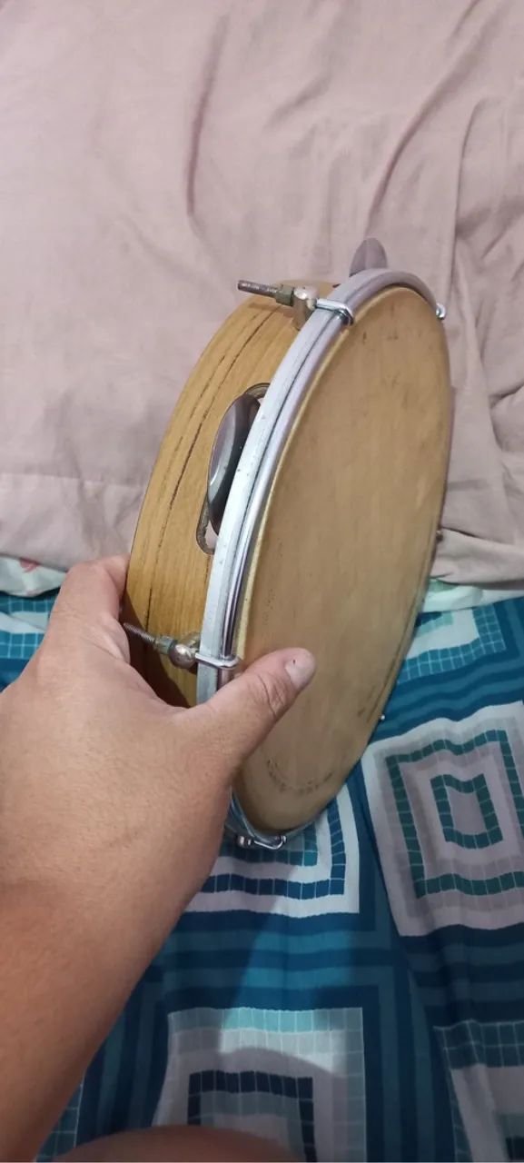 Pandeiro de couro