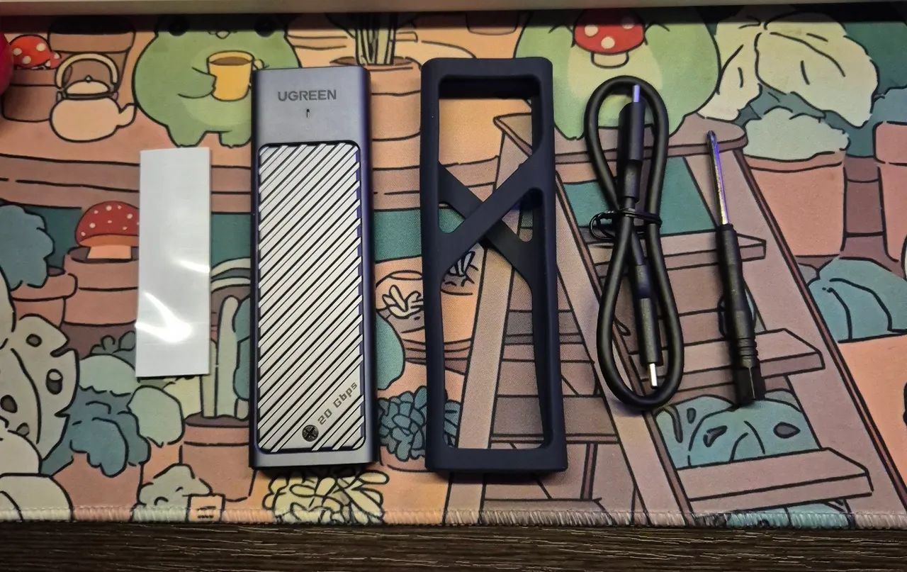 Enclosure UGREEN M.2 SATA/NVMe - Novo na Caixa! - Foto 6